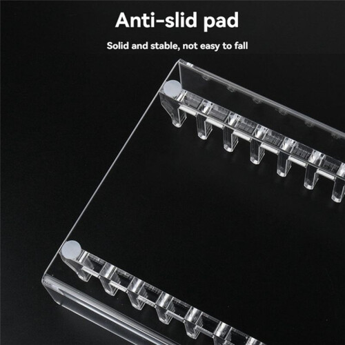 CD Storage Holder Desktop Stand, Acrylic CD Organizer Stand CD Display Rack, CD Storage Rack  to 12 Standard CD Cases 1