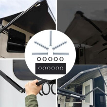 Reservdelsstift och Fästelement för Power RV-Markis, Passar 9100 9200, Reservdelssats för Husbilsmarkiser
