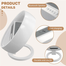 G5 Speaker with Intelligent Wireless Fast Charging Colorful RGB Wake Light USB Stage Bedside Ambient Light