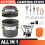 Camping Cookware Set with Foldable Pot & Skillet 5