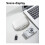 Pebbled Portable  Hard Shell Digital Gadgets Storage Bag Earphone Charger Case Plug Data Cable U Disk Organizer B 6