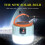 LED Solar Camping Lantern Rechargeable Portable Outdoor Light 3