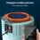 LED Solar Camping Lantern Rechargeable Portable Outdoor Light 4
