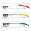 Stainless Steel Portion Control Solid Serving Spoon 3-Piece Combo Set 2Oz, 3Oz, 4Oz 6