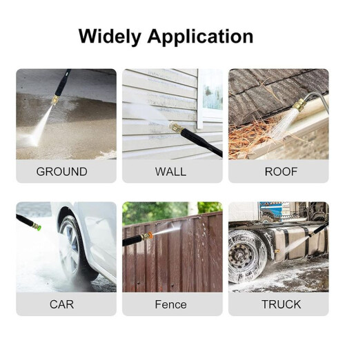 Pressure Washer Extension Wand-Gutter Cleaning Tools Extension Wand Power Washer Replacement Lance,1/4Inch Quick Connect 1