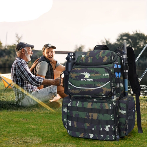 Fishing Backpack with 4 Tackle Boxes 2