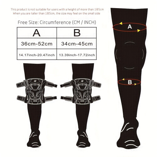 Adjustable Motorcycle Knee Pads Phantom Protection 2