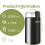 200W High Power Electric Coffee Grinder One Touch Operation Black 5