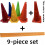 9-Piece Adjustable Soccer Training Hurdle Set 5