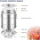 Portable Wrap-Around Charcoal Grill Smokeless BBQ Grate Silver 6