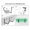 2PCS Adjustable Planter Box Brackets, Brackets for Window Boxes Planters Hanging Flower Box Holders, Heavy Duty Wall 2
