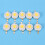 20 Pieces High Power 2 Pin 3W Warm White LED Bead Emitters 100-110Lm 3