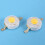 20 Pieces High Power 2 Pin 3W Warm White LED Bead Emitters 100-110Lm 7