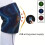 Electric Heating Knee Pads USB Hot Compress with Adjustable Temperature Black 6