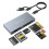 6-In-1 CFexpressB Card Reader, USB 3.2 Card Reader for /TF/MS/XD/CF Memory Card Adapter Read 6 Cards Simultaneously 8