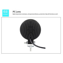 Luces LED Redondas Universales para Coche de 3,4 Pulgadas y 42 W, Lámpara Auxiliar Frontal, Foco para Coche, Motocicleta, Camión, Todoterreno.