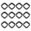 24Pcs String Trimmer Air Filter Kit for  TH23D TH26D TH23 TH26 Trimmer Engine Replacement Parts for 11010-2530 3