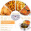 24cm Deep Frying Pot with Thermometer and Lid Silver 7