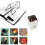 Portable Charcoal Starter & Folding BBQ Grill Stainless Steel Silver 4