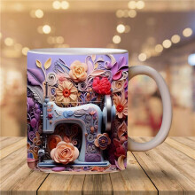 4X Ny 3D SöMnad MåLad Mugg Kreativ 3D Rymdmugg Julklapp Heminredningsmuggar Kaffekoppar Rumsdekoration och Display B