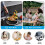 Rotating  Visual Timer 5, 25, 10, 50 Min Preset + Custom Countdown, Rechargeable Desk Productivity Flip Timer 6