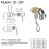Ceiling Fan Light  Zing Ear ZE-109 Two-Wire Light  with Pull Cords for Ceiling Light Fans Lamps 4Pcs Silver 2