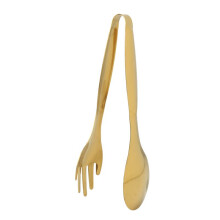 4X Stainless Steel Food Tongs Gold Kitchen Utensils Buffet Cooking Tools BBQ Clips Bread Steak Tong