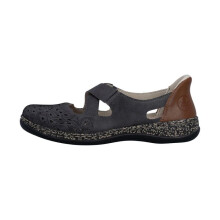 Sandali in pelle Rieker Massa - Grigio