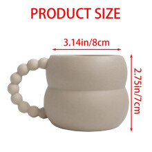 4X Ceramic Mug Cute Coffee Cup Nordic Home Decor Handmade Art Milk Tea Cup Home Drinkware Personalized Couple B