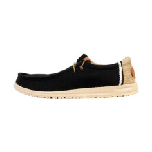 Mocassim Baixo com Cadarço Elong - Preto