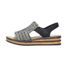 Sandali Elastici Rieker Palmas - Nero
