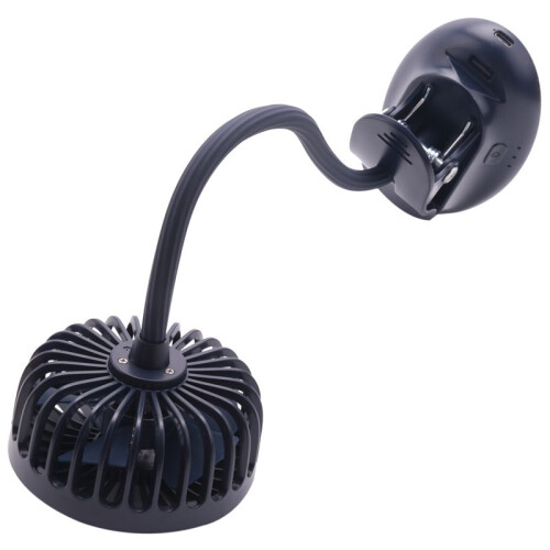 5X Portable  Clip Stroller Fan,3 Speeds Settings,Flexible Bendable Usb Rechargeable Battery Operated 1