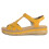Rieker Sandale Compensée Cuir Rieker Massa - Jaune 1