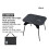 Ultralight Dual-Purpose Camping Adjustable Folding ABS Table Blac 6