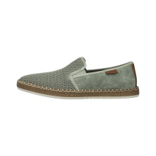 Mocassini Uomo Rieker B5265-52 Verde Confortevole e Traspirante - Tessile e Sintetico
