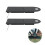 Petrel Ultralight Folding Camping Table 2PCS Portable Aluminum Desk Black 10