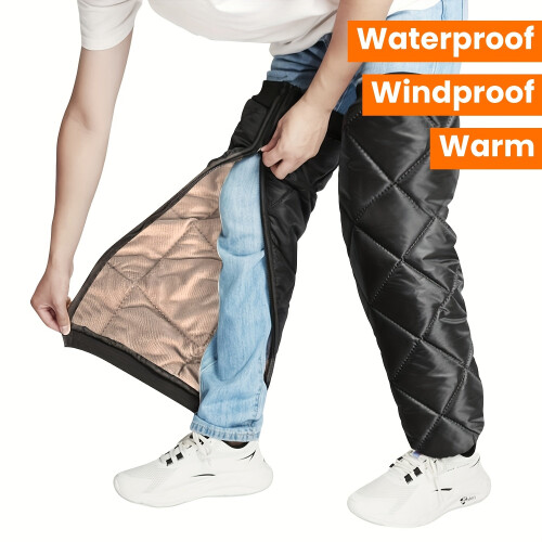 Winter Windproof Leg Shields Knee Pads Set 2