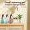 3Pcs 1L Empty Spray Bottle,Refillable Sprayer Leak Proof Durable Sprayer Empty Spray Bottles for Cleaning,Gardening,Etc 3
