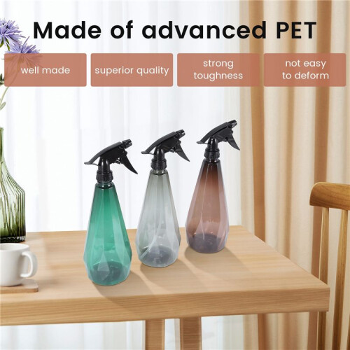 3Pcs 1L Empty Spray Bottle,Refillable Sprayer Leak Proof Durable Sprayer Empty Spray Bottles for Cleaning,Gardening,Etc