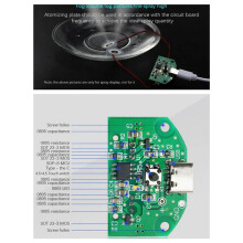 2X Dual Spray Atomization Module USB Luftfuktare Driving Circuit Board Atomization Experimentell Utrustning Ultraljud