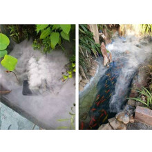 2X 3 TĂŞte Brumisateur Brumisateur Ă Ultrasons Humidificateur D'Air Fontaine D'Eau Brumisateur Machine Brumisateur en Acier Inoxydable