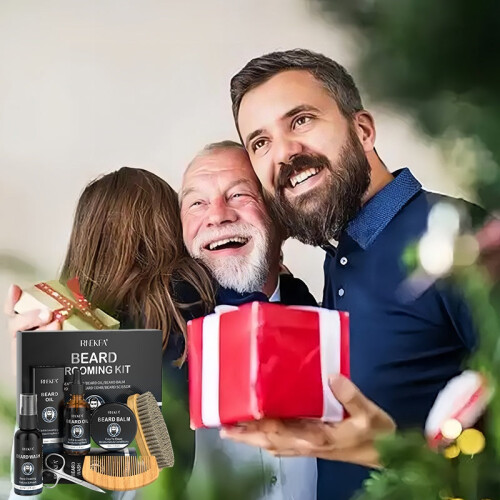 Beard Grooming Kit for Men Trimming & Care Set 2