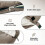 Mummy Sleeping Bag Lightweight Polyester Fill Brown 6