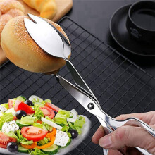 2 Pacotes de PinçAs de Buffet, PinçAs de Salada de AçO InoxidáVel, Cozinha DoméStica, Bolo, Festa, Churrasco, Frutos Do Mar, Fritos