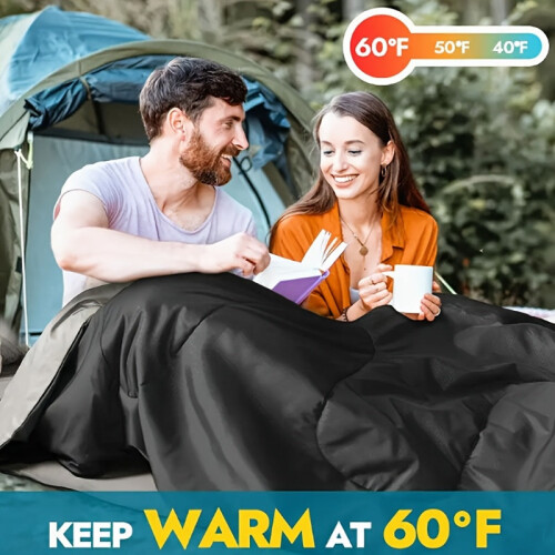 Double Sleeping Bag Queen XL for Camping 2