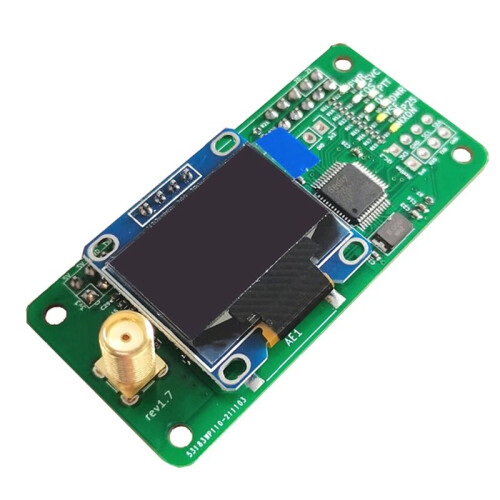 1.7 Version MMDVM Hotspot Board with Antenna Support P25 DMR YSF VHF UHF for Raspberry Pi 2