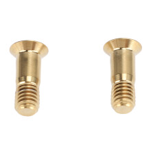2pcs Ti Alloy Bike Rear Derailleur Bolts Flat Head Gold Accessories