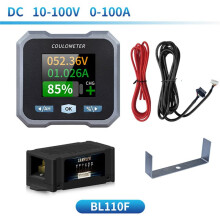 BL110F Coulometer Battery Meter DC10-100V 0-100A Waterproof Battery Meter and Voltmeter for Electric Quadricycle,A