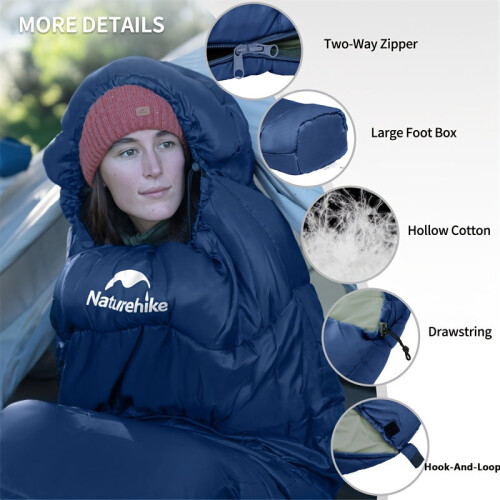4-Season Lightweight Mummy Sleeping Bag for Camping 2