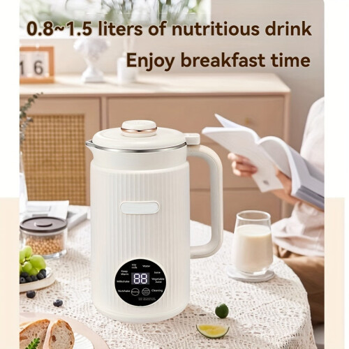 Mini Soy Milk Maker 800ml with 9 Functions 2